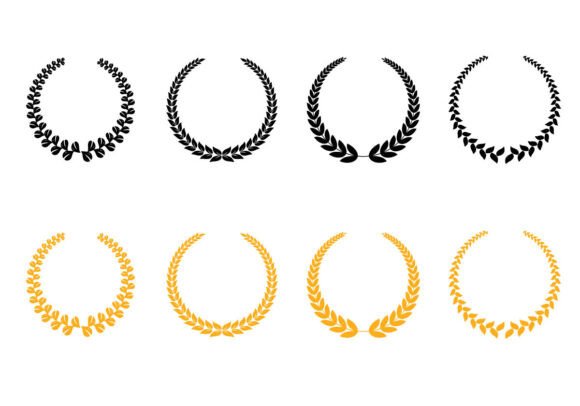 Download Handcrafted Laurel Wreath Border Set - Premium Bundle