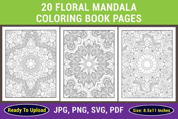 Download 20 Floral Mandala Coloring Pages - Floral Collection