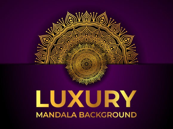 Download Luxury Golden Mandala Background Design - Golden Collection