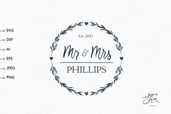Download Wedding Monogram Frame Svg - Wedding Collection