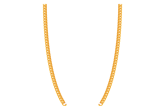 Download Golden Necklace Chain. Decorative Round - Golden Collection
