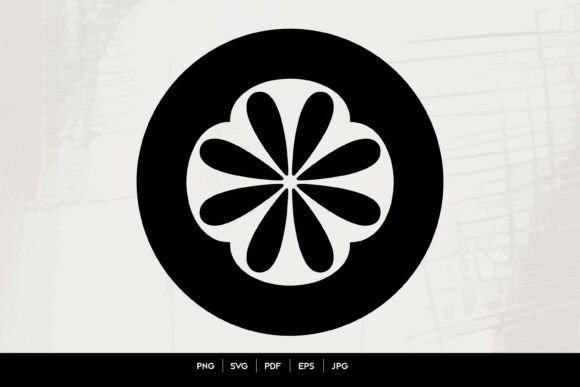 Download Abstract Floral Circle Symbol - Floral Collection