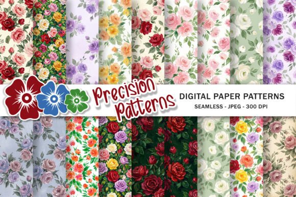 Download Impressionist Rose Floral Patterns - Floral Collection