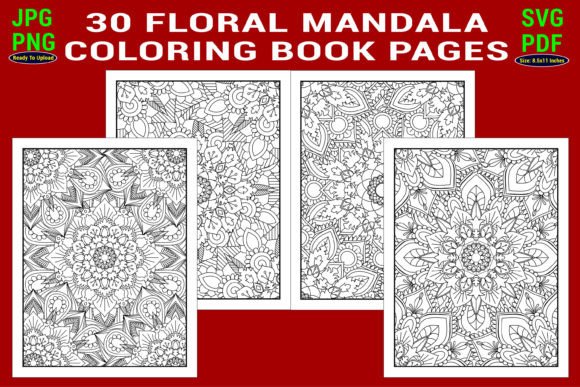 Download Floral Mandala Coloring Page for Adult - Floral Collection