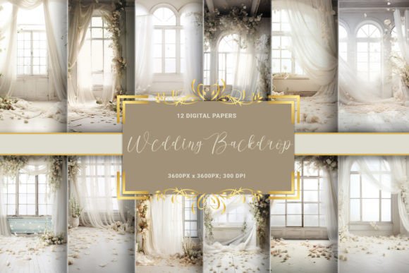 Download Elegant Wedding Backdrop - Wedding Collection