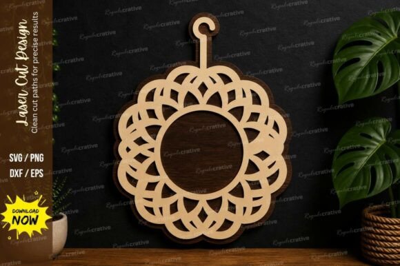 Download Floral Mandala Ornament Laser Cut Svg - Floral Collection